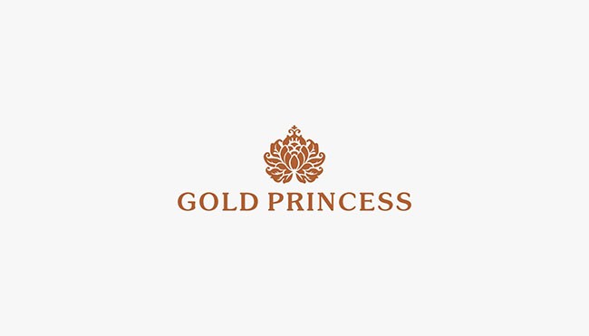 GOLD PRINCESS 泰國皇家化妝品品牌商標設計